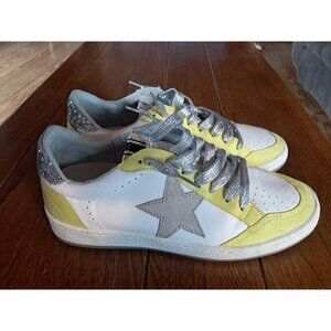 New Shu Shop- Paz women's sneaker in Lime Green size 8 -J